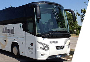 Albani Bus - noleggio autobus gran turismo e autovetture con conducente a Milano e Bergamo - autobus deluxe